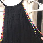 Honey Punch Black Dress W/ Rainbow Beaded Detailing  Photo 0