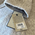 G.H. Bass &Co. NWT G.H. Bass & Co. Heather Gray Faux Fur Trim Wool Blend Coat Large Photo 6