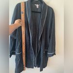 Victoria's Secret  Black and White Polka Dot Short Robe size XL Photo 6