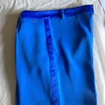 NEW Pinko Up junior ladies XXL side stripe satin pleated walking shorts NWD 29" Blue Size undefined Photo 5