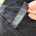 7 For All Mankind b(air) Denim Snakeskin Trim Coated Black Jeans Size 29 Photo 8