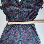 Summersalt The Silky Luxe Ruffled Romper Sz Small Floral Cover Up Beachy Resort Photo 12