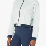 New Balance Heatloft Reversible Bomber Jacket Ocean Air Galaxy Navy Blue Medium Photo 13