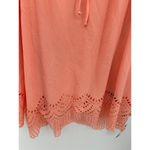 AGB Pink Peach Long Sleeve Built In Bra Top Women's Size X Photo 4