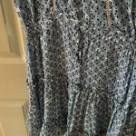 Poupette St. Barth  Blue Patterned Midi Dress Photo 3