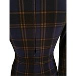 Good American Nwt Plaid Long Sleeve Shirt High Neck Cutout Design Photo 6