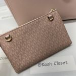 Michael Kors Maisie 3 In 1 Tote Large Leather Bag DK Powder Blush Photo 4