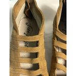 Free People  Emma Ankle Booties Size 40  (9)Tan Suede Strappy Back Zipper Bin2 Photo 1