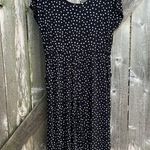 NWOT Clara Sun Woo Crop Jumpsuit Black White Dot Size Petite Small Photo 2