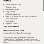 Free People NWT Phantom Cardigan Photo 4