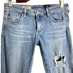 AG Adriano Goldschmied Moody Goth The Legging Jeans Distressed 27 Ankle Skinny Photo 2