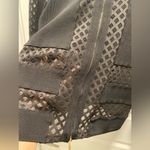 Marciano New Black  Shirt with Gold Zipper Large Photo 4