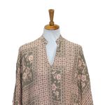 Andree by Unit Andrew By Unit Womens Printed Batwing Tunic Pink Size SM NWT Boho Coastal Flowy Photo 3