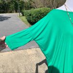 Piko  1988 Bamboo Stretch Green Oversized Blouse Top Small S Photo 2