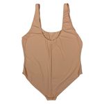 Parade 2XL High Cut Bodysuit Seamless Scoop Neck Minimalist Tan Size XXL Photo 3