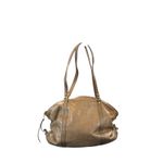HOBO Leather Slouchy Shoulder Bag Taupe Zip Top Women's Purse Brown Photo 1