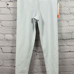 AQUA Athletic Yoga Gym Leggings Activewear in Mist Very Light Grayish-Blue S NWT Photo 2