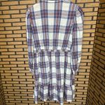 Free Assembly White Plaid Dress Size Medium Photo 1