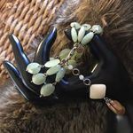 David Aubrey 3 strand green aventurine bracelet Photo 0