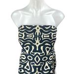 ZARA  Women's Black Pattern Strapless Sleeveless Bandeau Bustier Tube Tank Top XL Photo 0