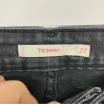 Levi's Levi’s black 711 skinny jeans women’s size 27 casual minimalist trendy Photo 2