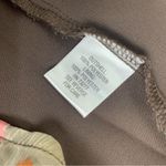 Croft & Barrow Croft & Borrow Floral Print Brown Pink Skirt Knee Length Size 16 Photo 3