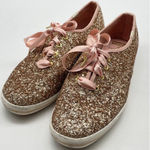 Kate Spade x Keds Rose Gold Glitter Sneaker Women's - Size 9 Photo 0