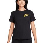 Nike Women's Iconic Swoosh Logo The Tee in Black, S Photo 0