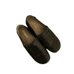 Alegria Kel Professional Shoes Metallic Embossed Loafers Slip On Black Size 9 Photo 3