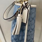 Coach Mollie Bucket Bag 22 In Signature Chambray CA583 Photo 5