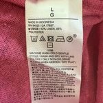 Banana Republic Linen Blend Tank Top Camp Pink Size Large NEW Photo 9