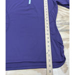 Title Nine  1/4 Zip Pullover Top Stretch Purple Size Small Training Athletic Photo 8