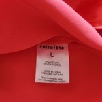 Retrofête Retrofete Sabrina Dress in Coral Size Large Halter Open Back NWT Sleeveless Maxi Photo 11