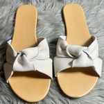 Rothy’s The Knot Sandals Cream Bow Slide Sandals Sz8 Tan Size 8 Photo 4