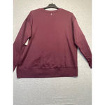 Xersion Women's  Crewneck Sweatshirt XL Burgundy NWT Photo 5