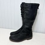UGG  Elsa Waterproof Fleece Lined Rain Black Lace Up Women's Boots Size‎ 10 Photo 3