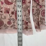 No Boundaries  juniors large y2k vintage Floral V-Neck shirt pink white whimsi gi Photo 6