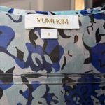 Yumi Kim  Blue and Black Patterned Kimono with Bell Sleeve Size Small Photo 3