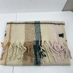 Steve Madden Blanket Scarf Plaid with Fringe Detail Cozy Warm Winter Multicolor Photo 2