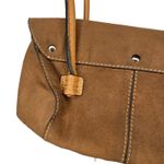 Tod's Vintage  Suede Leather 2way Handbag Top Handle Bag Mini Made in Italy Photo 4