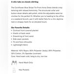 Tuckernuck Cornflower Blue
Stripe Tie Front Collared long sleeve Dress NEW Blue Size XL Photo 6