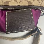 Coach  Women’s‎ Signature Logo Canvas Shoulder Crossbody Swingpack 8X7.5 Photo 7