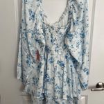 NEW Arula Blue and White Floral Romper Plus Size 3X / C NWT Photo 9