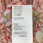 Free People NWT Feeling Groovy Maxi Dress Red Floral Long Sleeve Photo 3