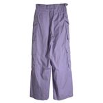 Rokh Purple Utility Cargo Wide Leg High Rise Trouser Pants Size 4 Photo 11