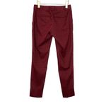 Banana Republic  Maroon Texture Panra Straight Leg Dress Pants Size 0 Photo 2