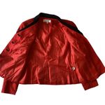 Vintage Kaverly Suit Jacket Red Size 6 Photo 4