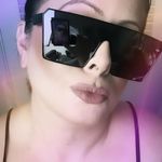 Silver metallic rectangular shield shades Photo 0