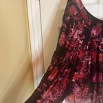 Free People  Womens Up for Anything Western Smocked‎ Tie Closure Top Size Small Photo 5