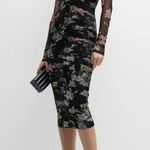 Chiara Boni La Petite Robe Amonia Illusion-Sleeve Midi Dress Size 38 (2 US) Photo 0